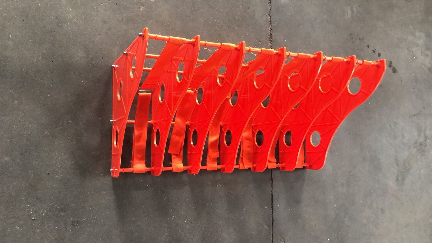 Fire Truck Hose Rack For 6 Hoses