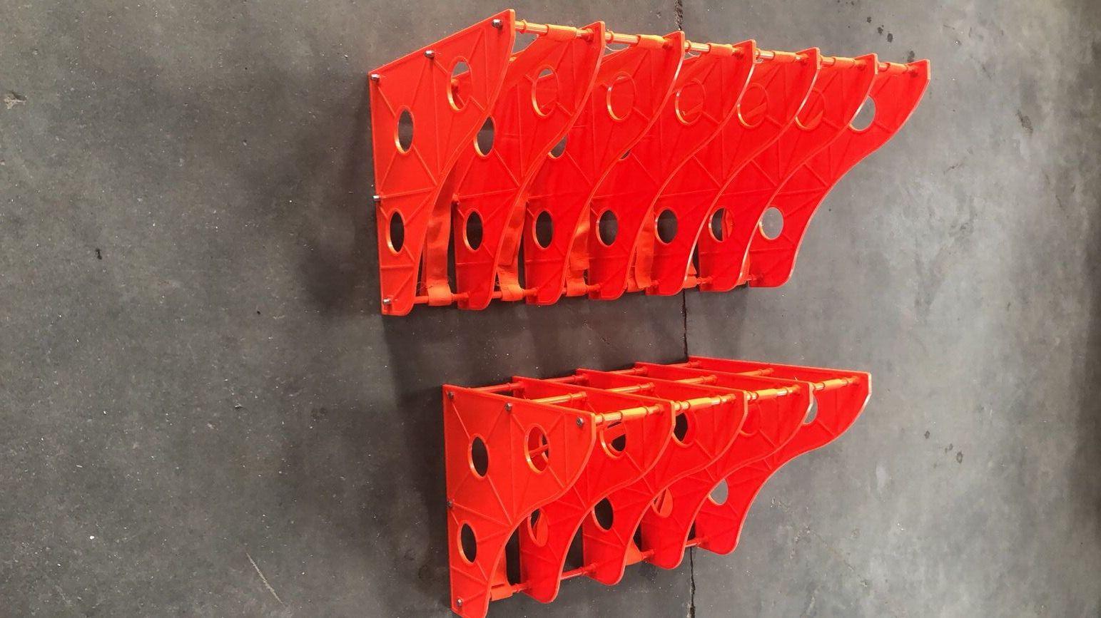 Fire Truck Hose Rack For 4/6 Hoses